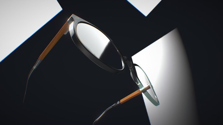 Barbarella glasses by Einstoffen 3D Model