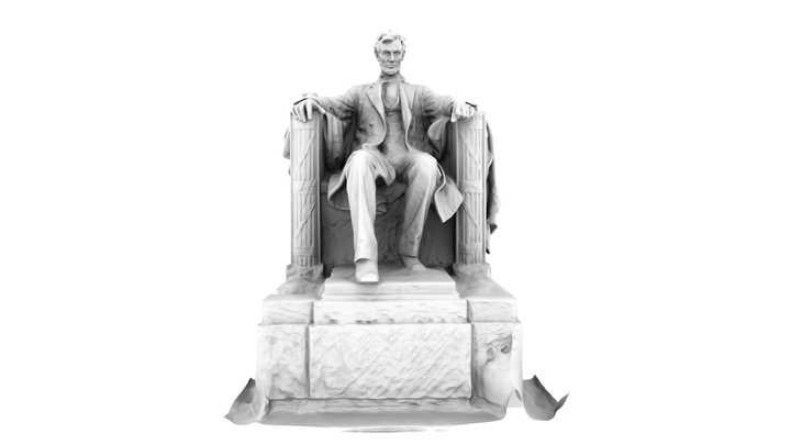 Lincoln Memorial Reconstruction by NeuralRecon-W 3D Model