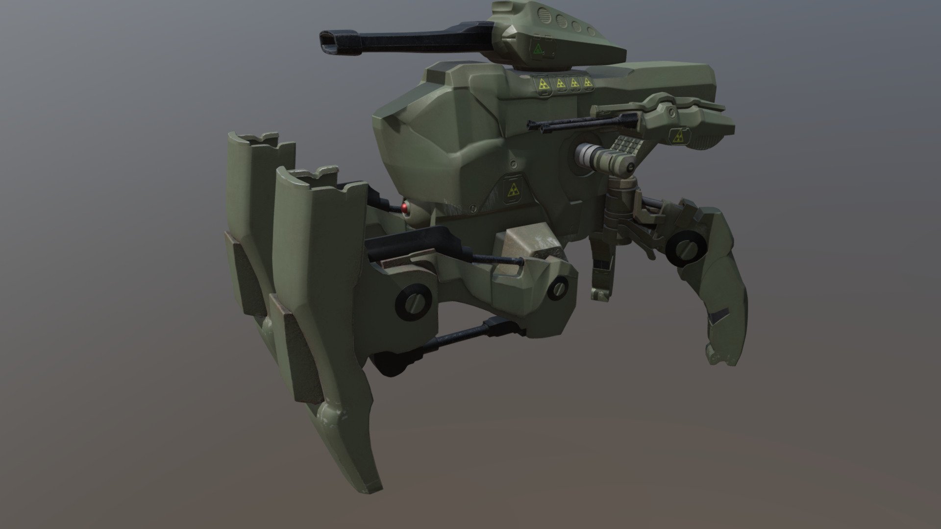 Walking Tank - 3D model by KreativeKev (@SimsKevin) [1467418] - Sketchfab