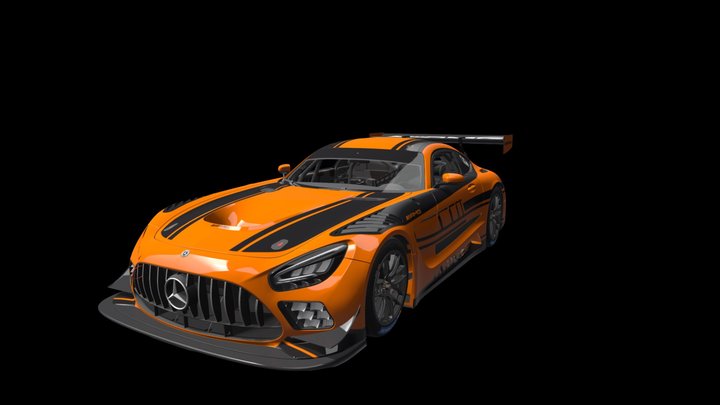 2020 Mercedes-AMG GT3 Evo (C190) 3D Model