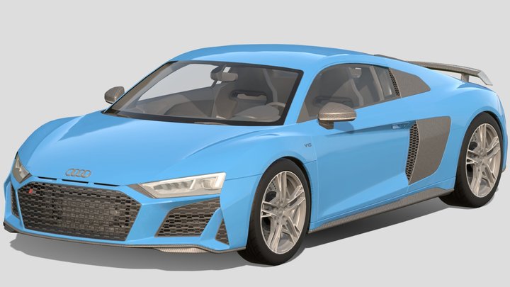 2021 Audi R8 – Free 3D Model STL