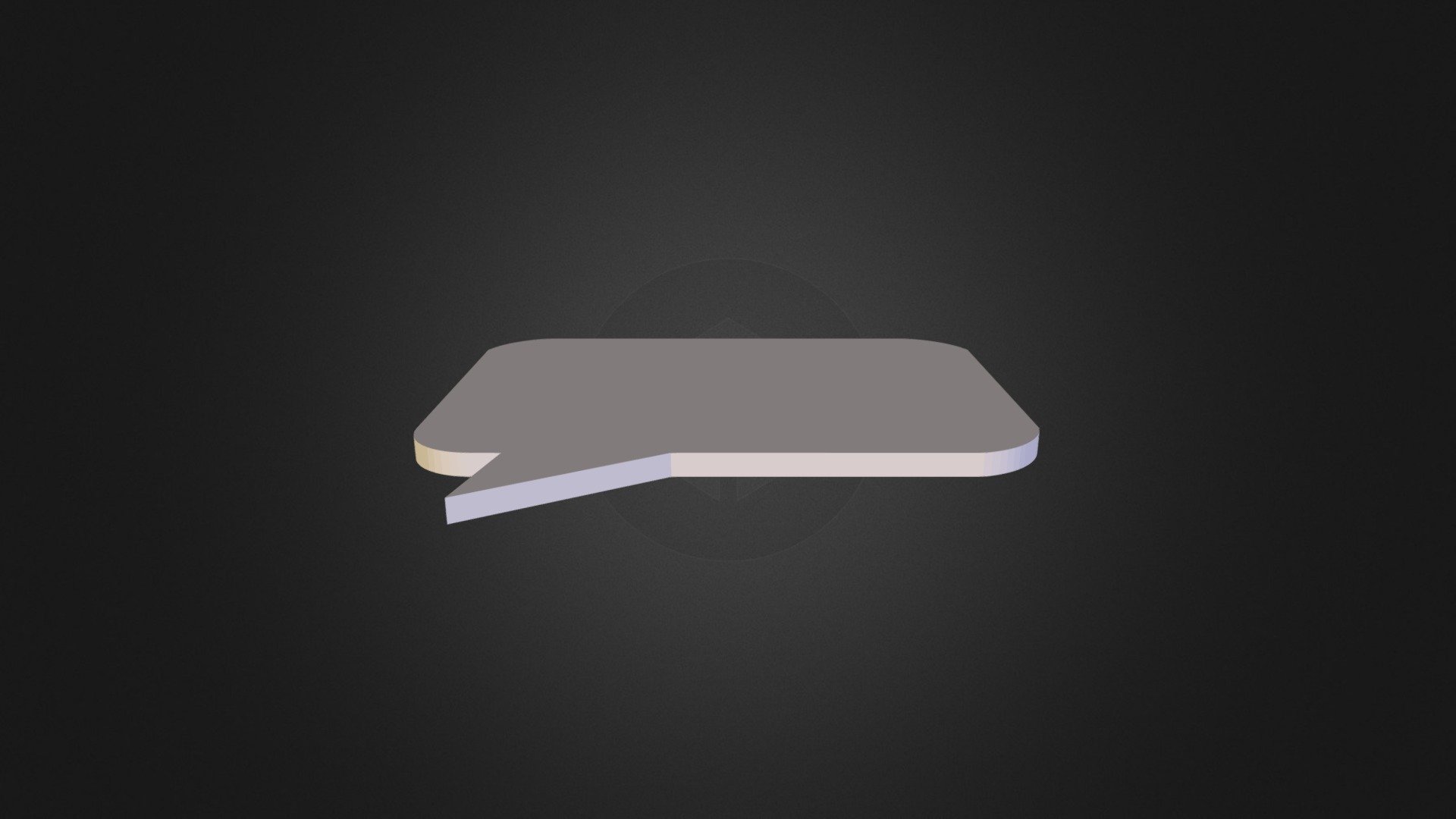 3D Speech Bubble - 3D model by 3dindustries [1467e54] - Sketchfab