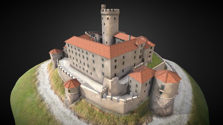 Branik - Grad Rihemberk [rekonstrukcija] 3D Model