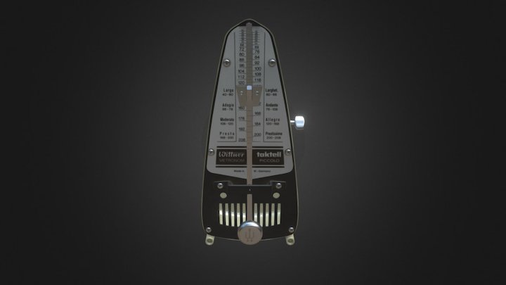 Metronome 3D Model