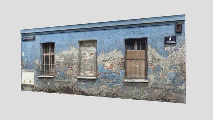 Abandoned Old House-Building Asset Low-poly 3D Model