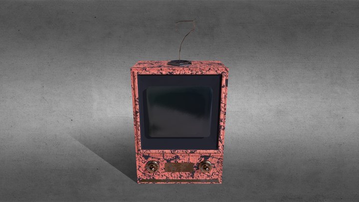 Television_High 3D Model