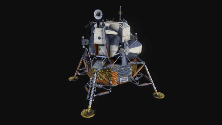 Apollo 11 Eagle 3D Model
