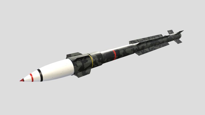 Mica Anti Aircraft Missile -free 3D Model