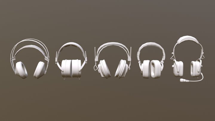 headphonesDraft 3D Model