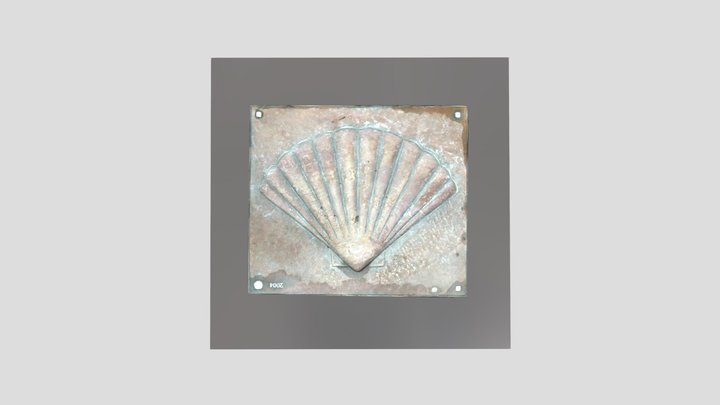 Pilgern auf dem Jakobsweg Tile - Göttingen 3D Model