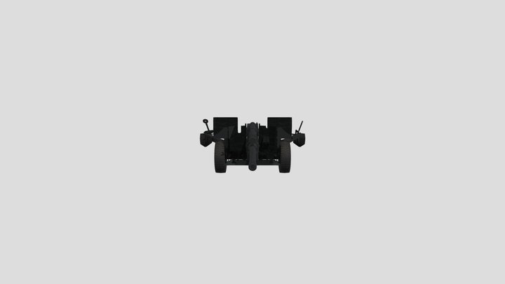 國造63式105公厘榴彈砲 3D Model