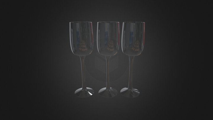Wine glass 🍷 3D Model