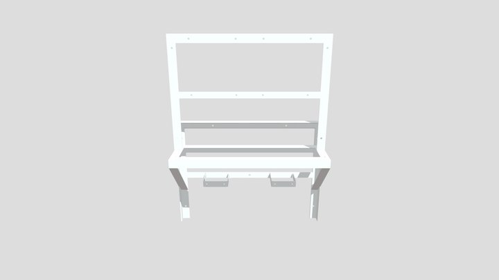 電気盤支持フレーム V1 3D Model