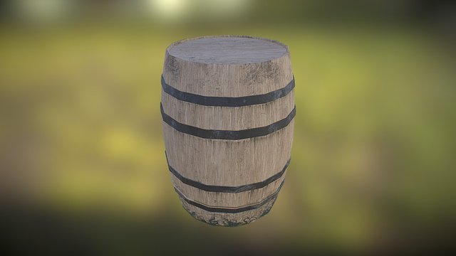 Barrel 01 3D Model