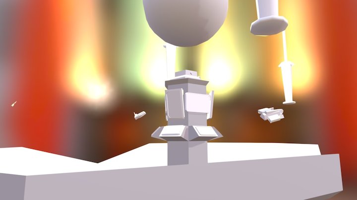 Star Station Diarama 3D Model