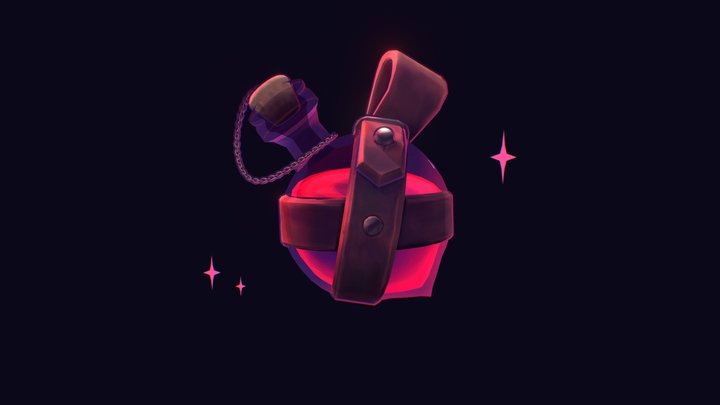 Travel Vial 3D Model