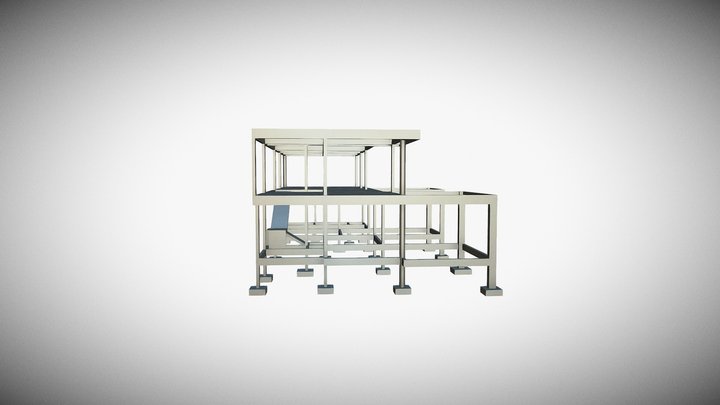 PROJE. ESTRUTURAL - CASA DE ALTO PADRÃO  - JP-PB 3D Model