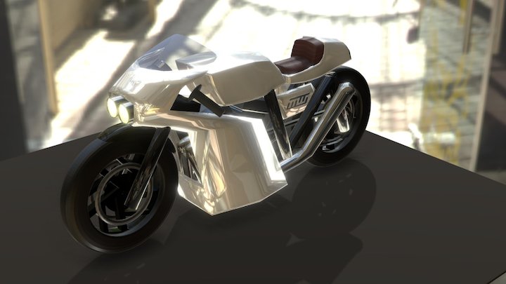 Cafe Racer 3D Model