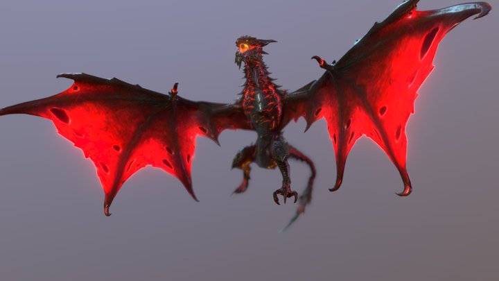Dragon@fire 3D Model