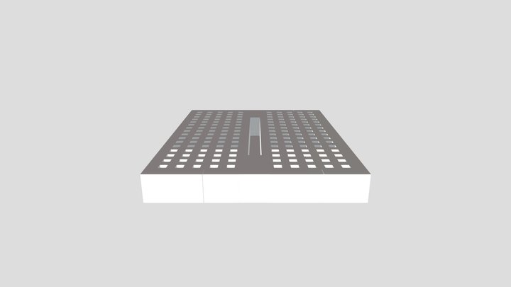 Mini Breadboard 3D Model