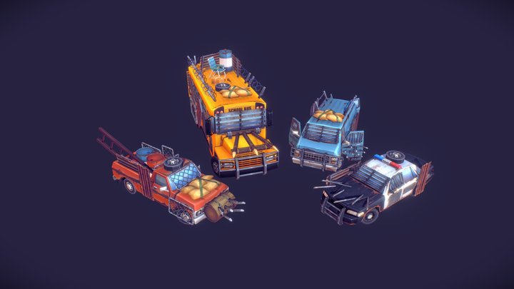SurrounDead - Vehicles 3D Model