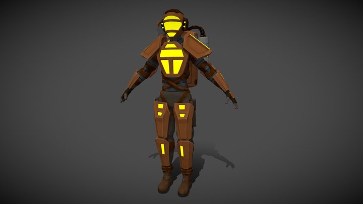 Raw Metal: Trevor Grymsdottir 3D Model