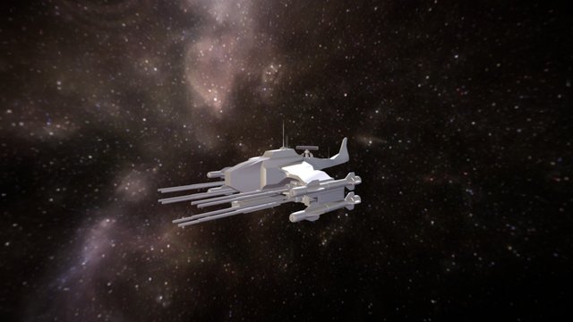 Apache Spachship 3D Model