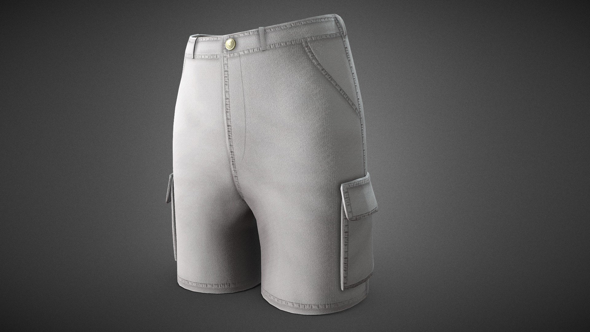 White Shorts Style 3 — Sketchfab embed 3D viewer