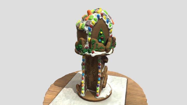 Gingerbread House 2 3D Model