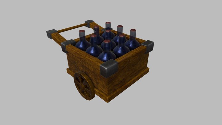 Cart 3D Model