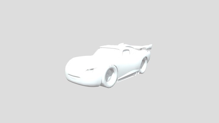 Cars 4 Lightning Mcqueen Concept 3D Model