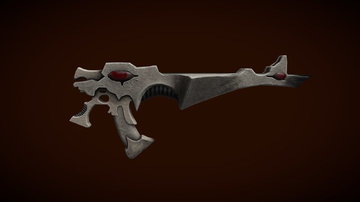 Aeldari Weapon 3D Model