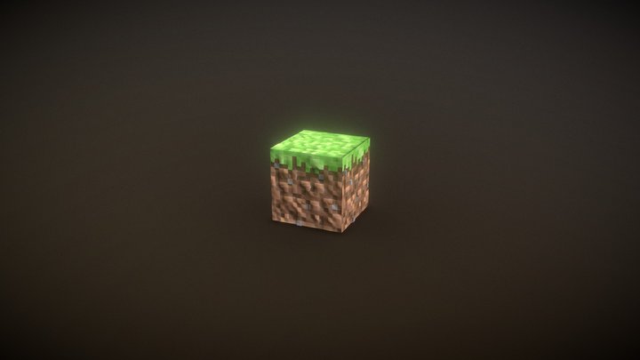 Grass Block(minecraft) 3D Model