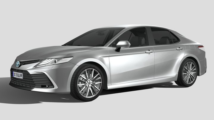 Toyota Camry Hybrid SE 2021 3D Model