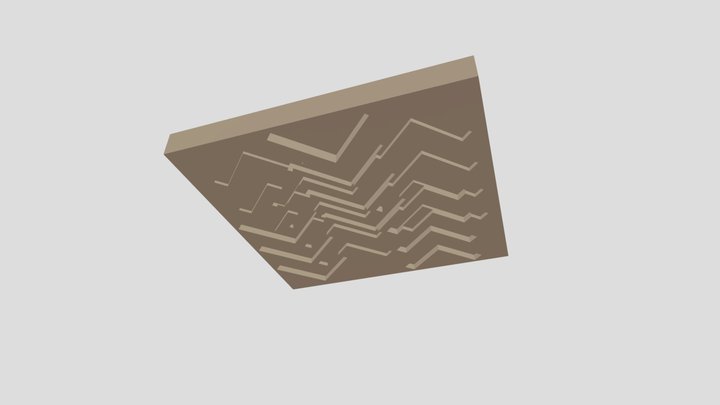 Negative_distorted_chevron_pattern 3D Model