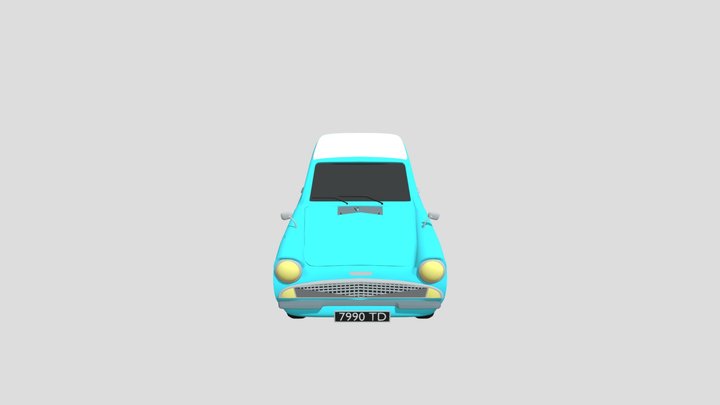 Ford Anglia 3D Model