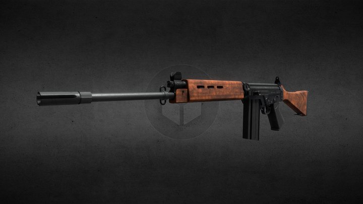 FN FAL 3D Model