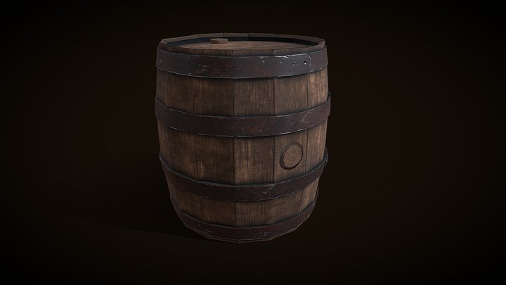 Barrel 3D Model