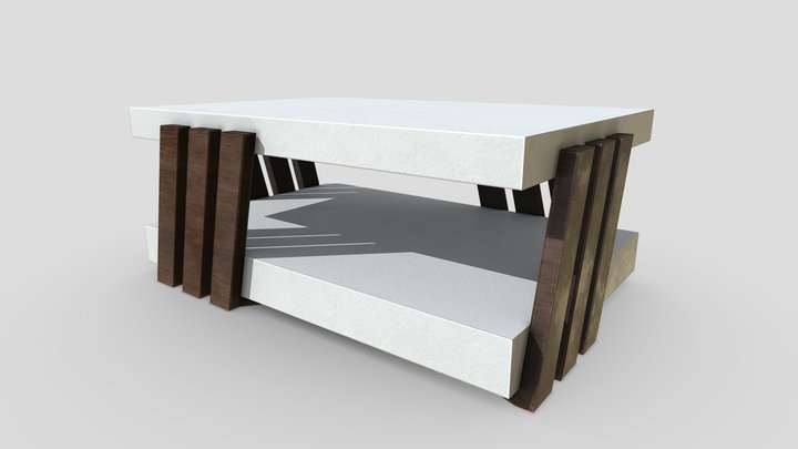 Modern coffee table 3D Model