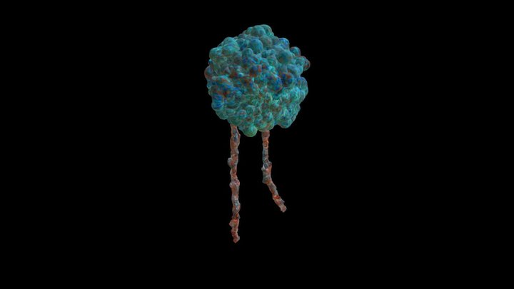 Blue Lipid 3D Model