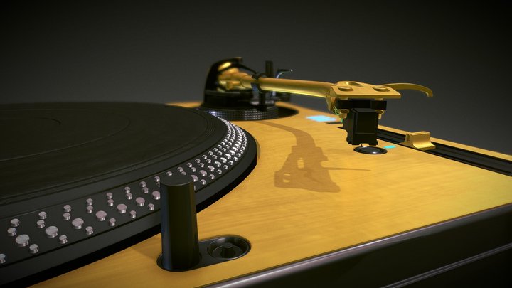 Pioneer PLX-1000 Turntable Ltd. (Remastered) 3D Model