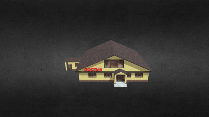 Кафе СНГ пост-СССР / Caffe CIS post-USSR 3D Model