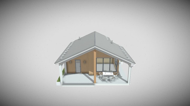 Дом Х53 3D Model