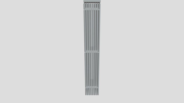 GE-6 Fuel Assembly 3D Model