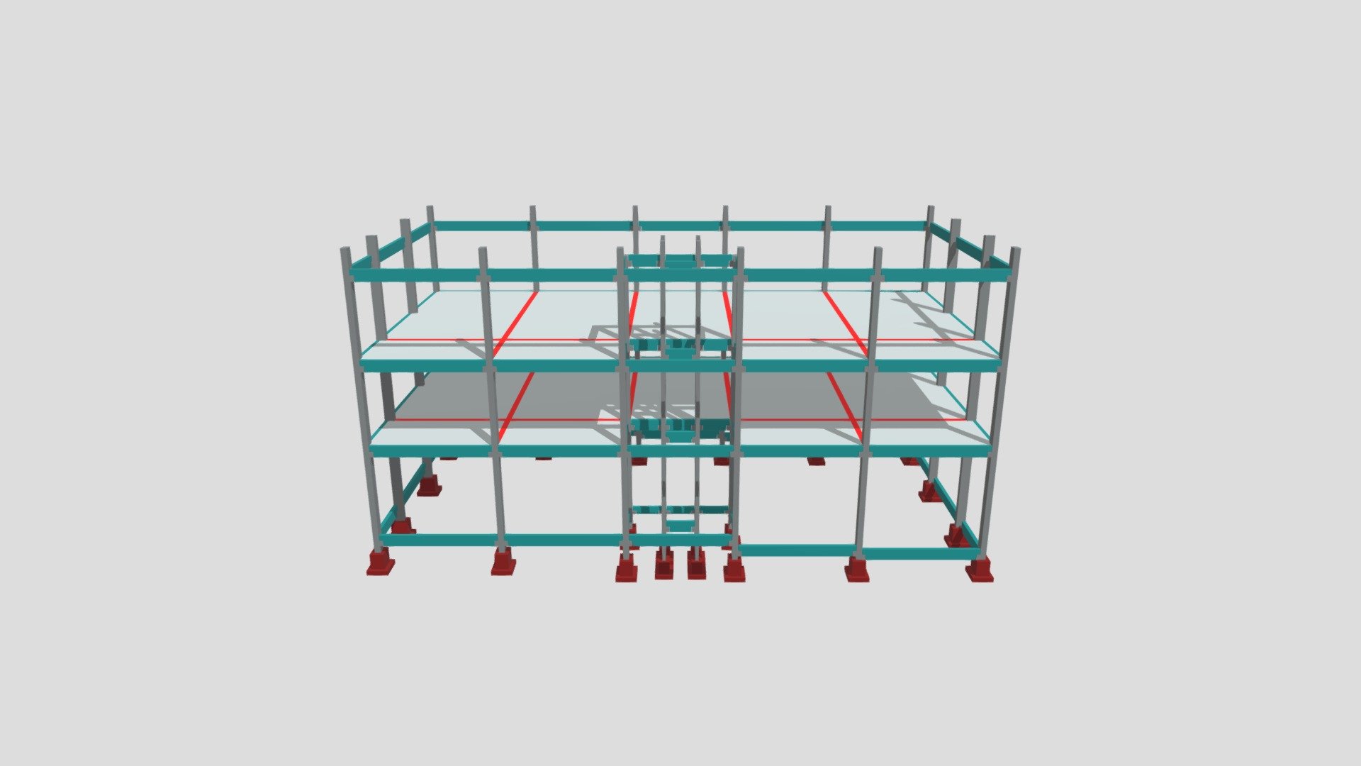 Modelagem Estrutural 3D - Salão De Dança 2PV