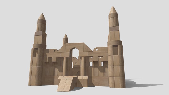 Wk8 Unit Block Castle Fisher 3D Model