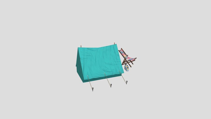 Camping Set 3D Model