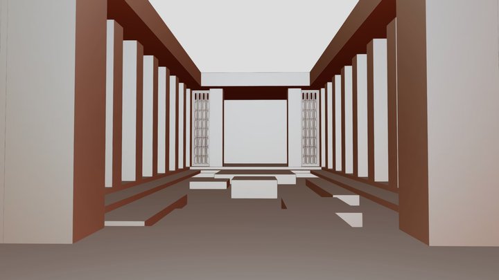 Courtyard. Arch Concept - Proj.000 3D Model