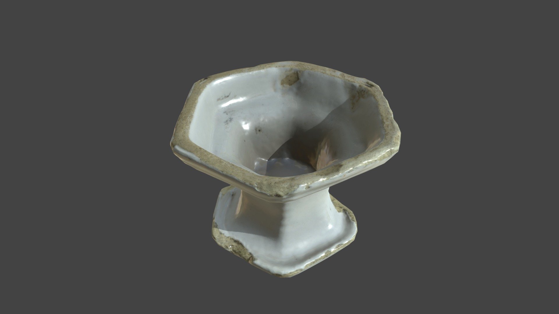 Faience Zoutschaal — Sketchfab embed 3D viewer