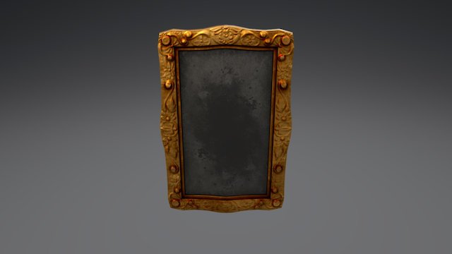 Victorian Mirror 3D Model